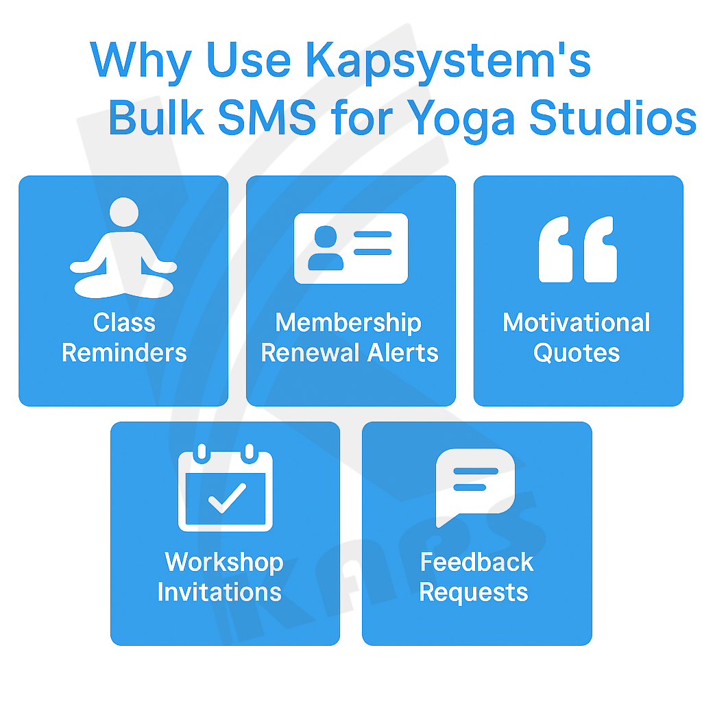 Why Use Kapsystem's Bulk SMS for Yoga Studios